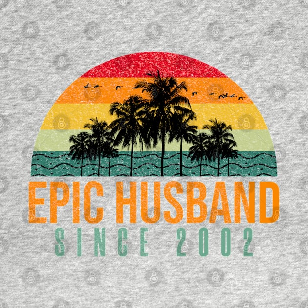 Epic Husband Since 2002 - Funny 20th wedding anniversary gift for him by PlusAdore